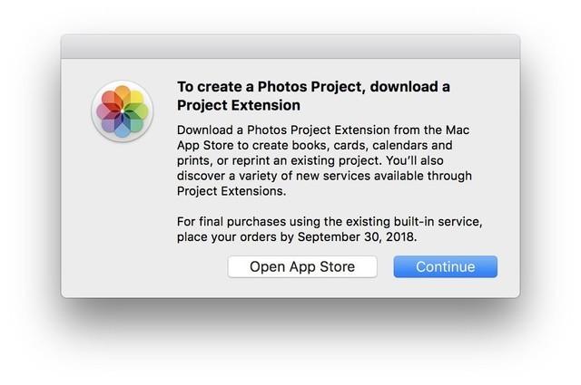 苹果将在九月底关闭旗下照片打印服务